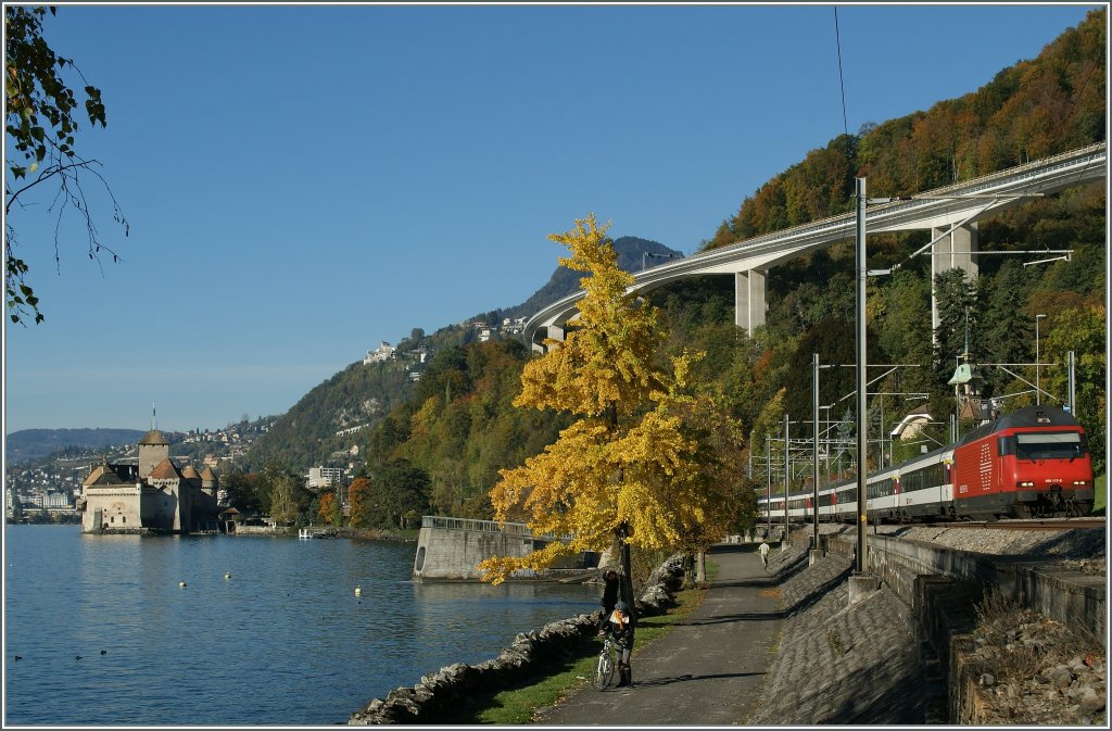 Re 460 117-5 by the Castle of Chillon.
30.10.2012