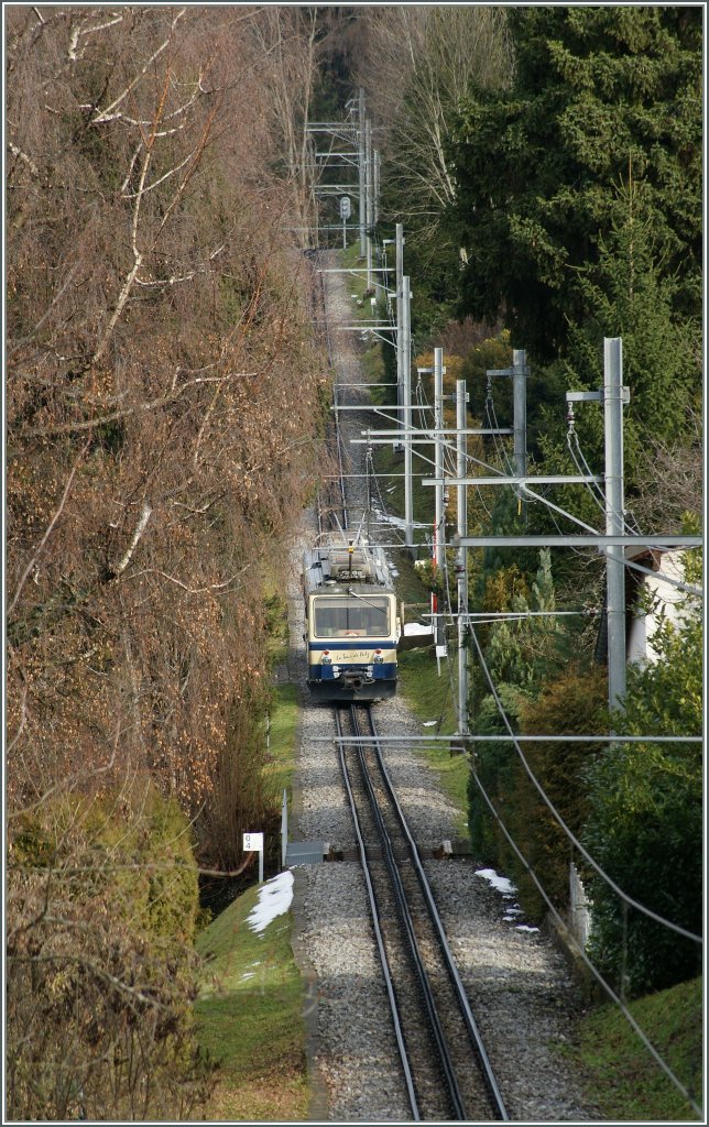 Rochers de Naye train near Glion.
23.12.2012