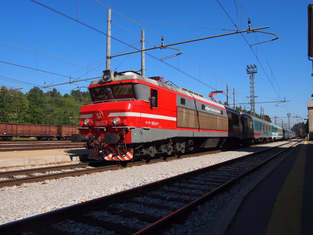 S 363 013 on Railway station Pivka at 2012:09:17