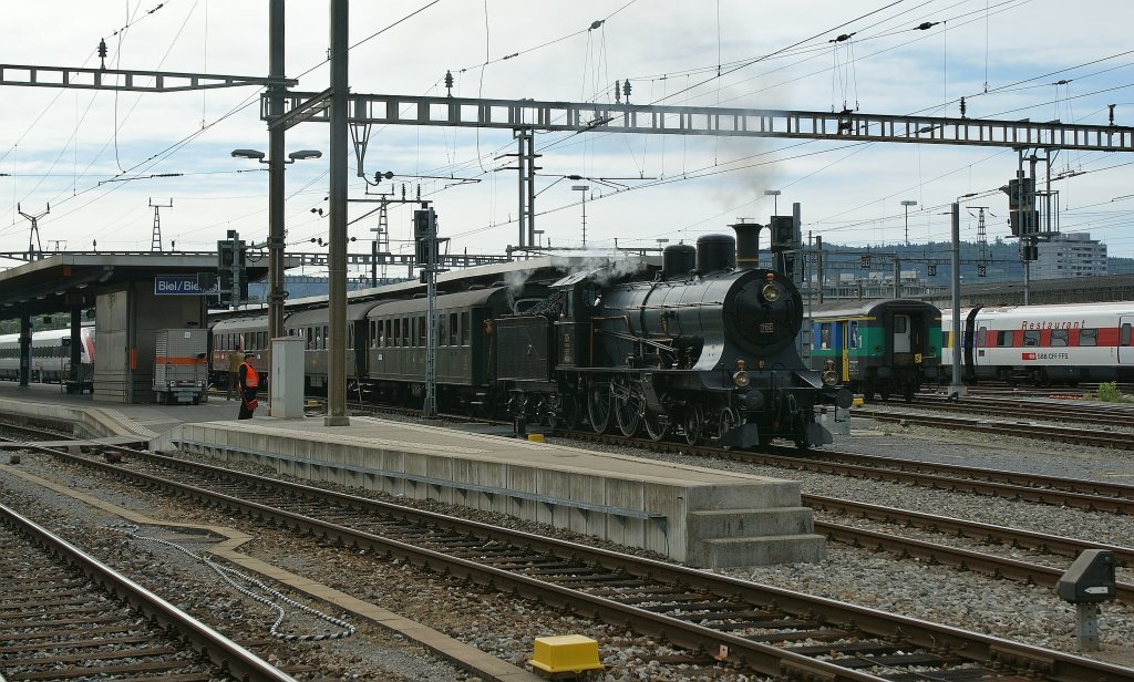 SBB A 3/5 705 in Biel/Bienne. 25.06.2011