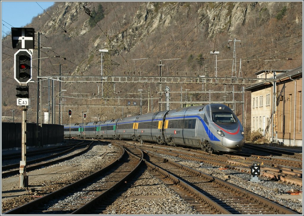 SBB ETR 610 in Birg. 
07.02.2011