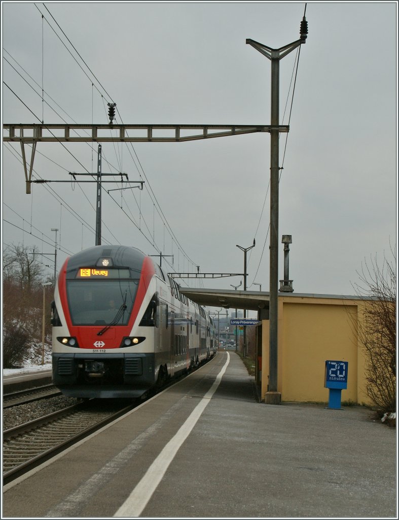 SBB RABe 511 by Lonay-Preveranges. 
25.01.2013