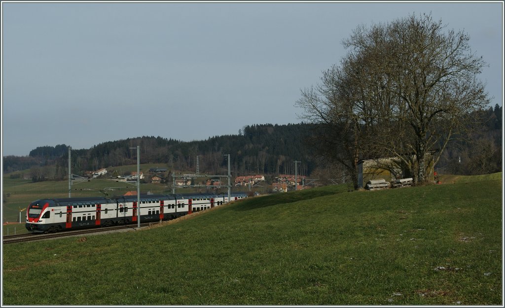 SBB RABe 511 by Vauderens.
12.01.2013