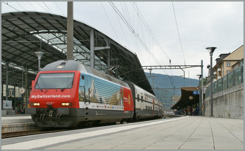 SBB Re 460 036-7 in Olten. 
25.06.2011