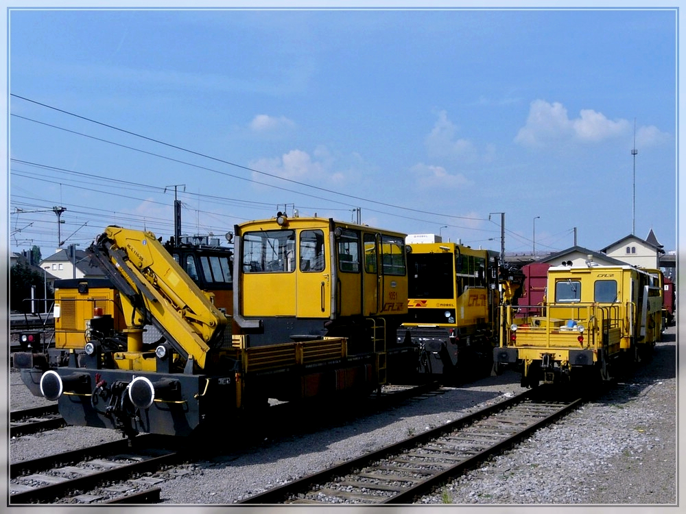 Several maintenance engines pictured in Bettembourg on April 24th, 2011.