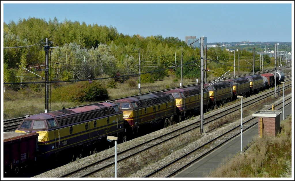 Six 1800 engines parked in Howald on this saturday October 1st, 2011.