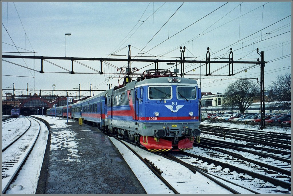 SJ Rc 1039 in Malm. 20.03.2001
