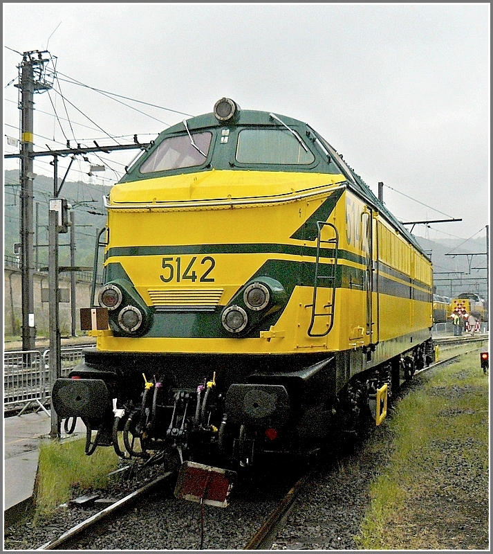 SNCB Diesel engine 5142 photographed at Kinkempois on May 18th, 2008.