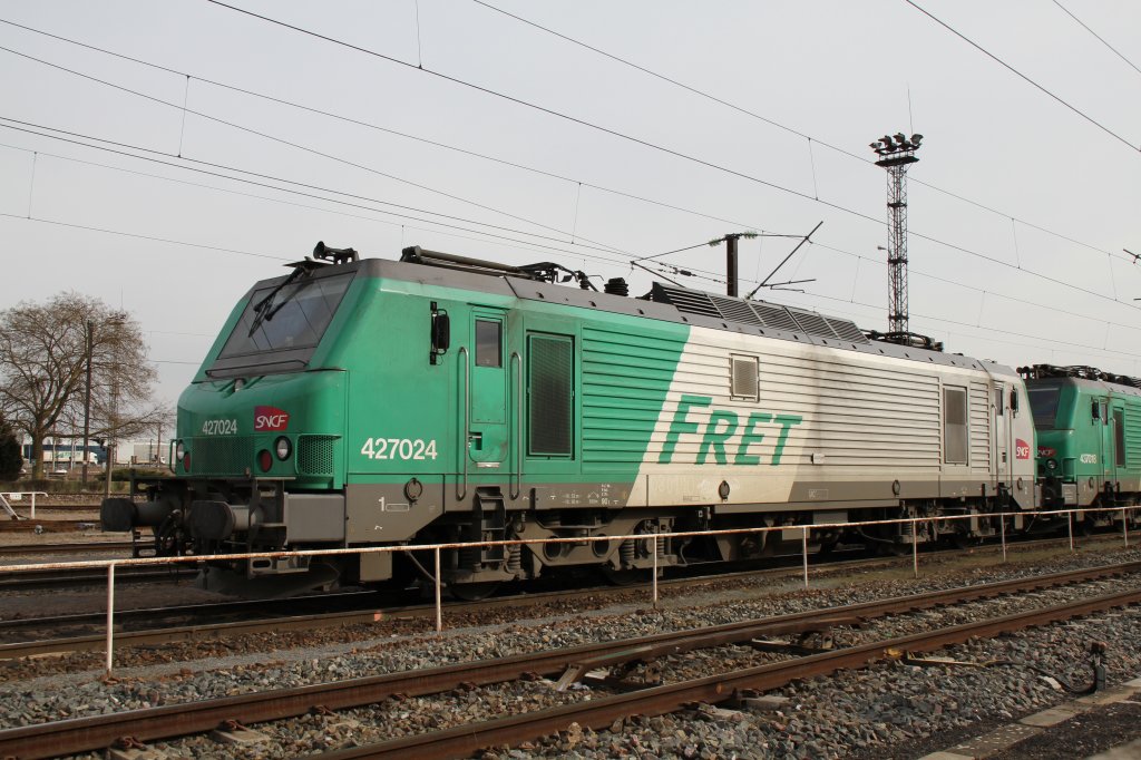 SNCF BB 27024 at Strasbourg, 18.03.2010. 