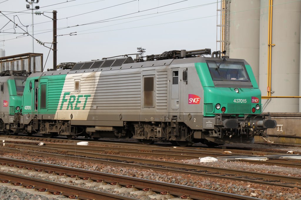 SNCF BB 37015 at Strasbourg, 18.03.2010. 