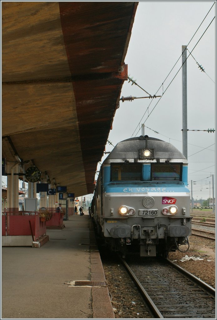 SNCF CC 72 160 in Belfort. 
22.05.2012