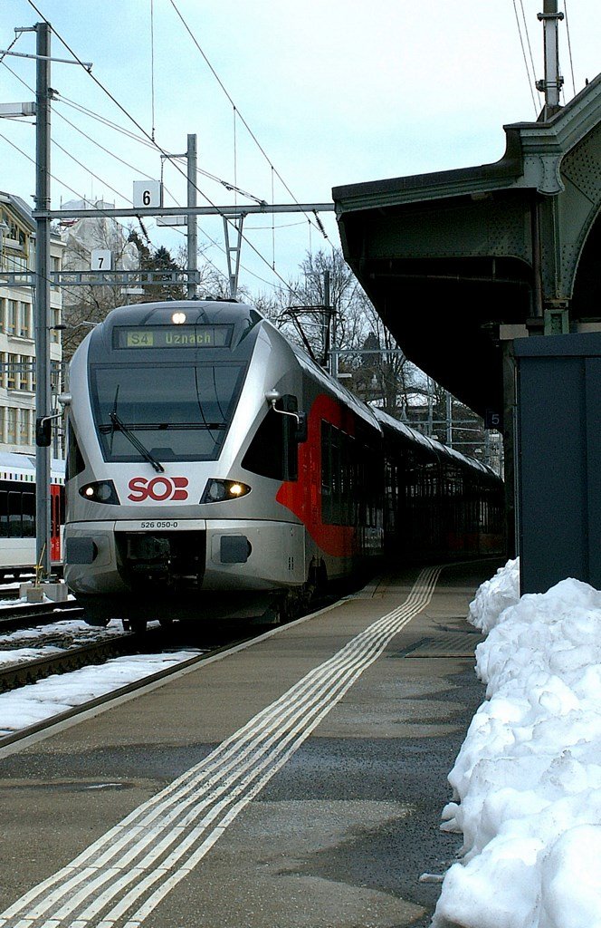 SOB 526 050-0 to Uznach in St Gallen.
01.03.2009
