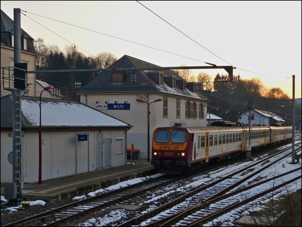 Série 2000 double unit pictured in Wiltz in the evening of February 18th, 2013.