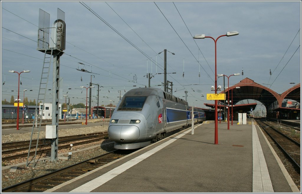 TGV to Zrich by the Stop in Strasbourg. 
28.10.2011