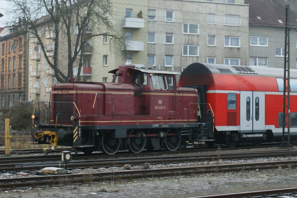 The 364 533-0 in Ulm. 
09.12.2008