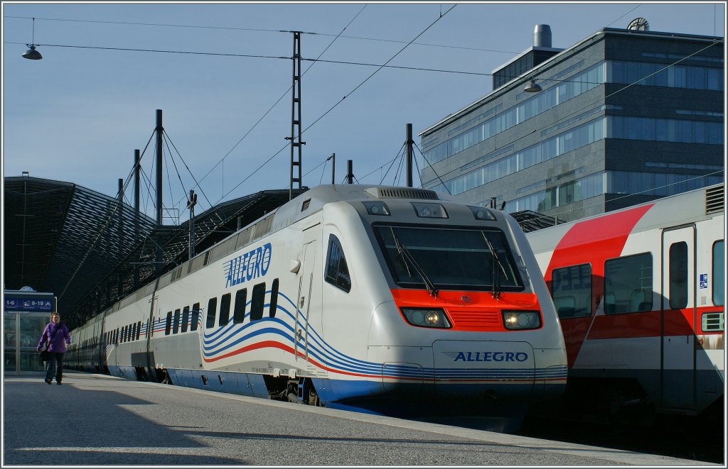The  Alegro  Sm6 to st Peterbourg in Helsiki. 
30.04.2012