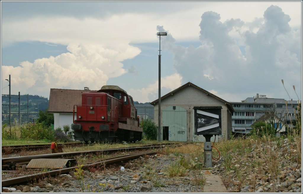 The Bm 6/6 18510 in Yverdon. 23.07.2013