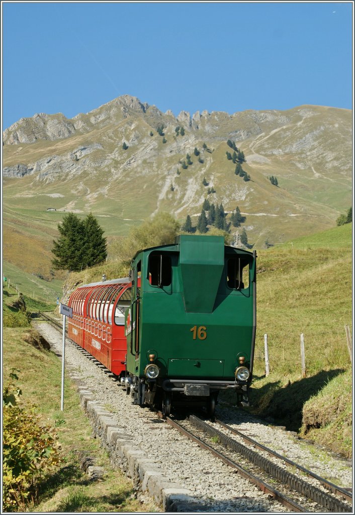 The BRB Steamer 16 in Planalp. 
01.10.2011