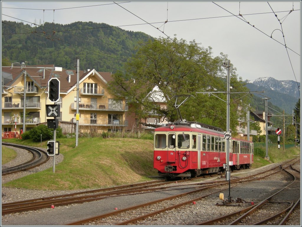 The CEV BDeh 2/4 wiht Bt wait of an new service.
Blonay, 16.05.2012