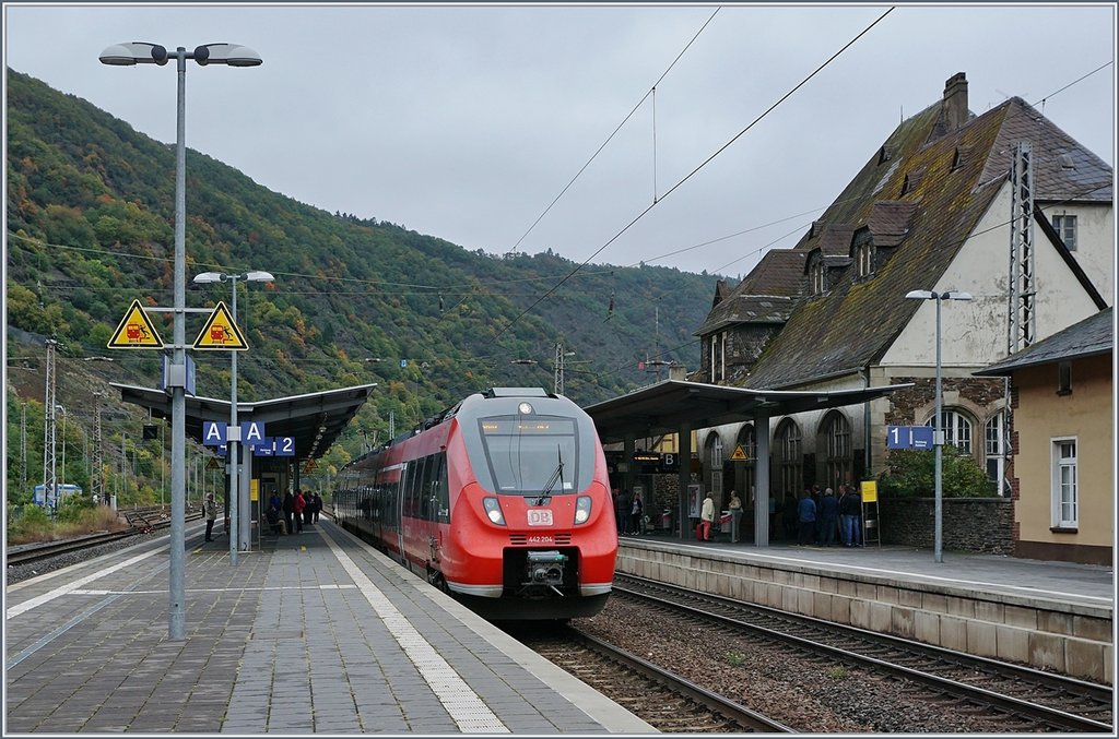 The DB 442 204 in Cochem.
02.10.2017