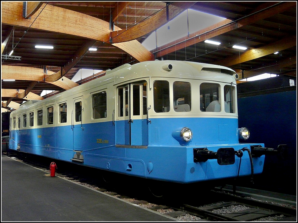 The Diesel multiple unit ZZEty 23859 from 1933 at the museum Cit du Train in Mulhouse. June 19th, 2010
