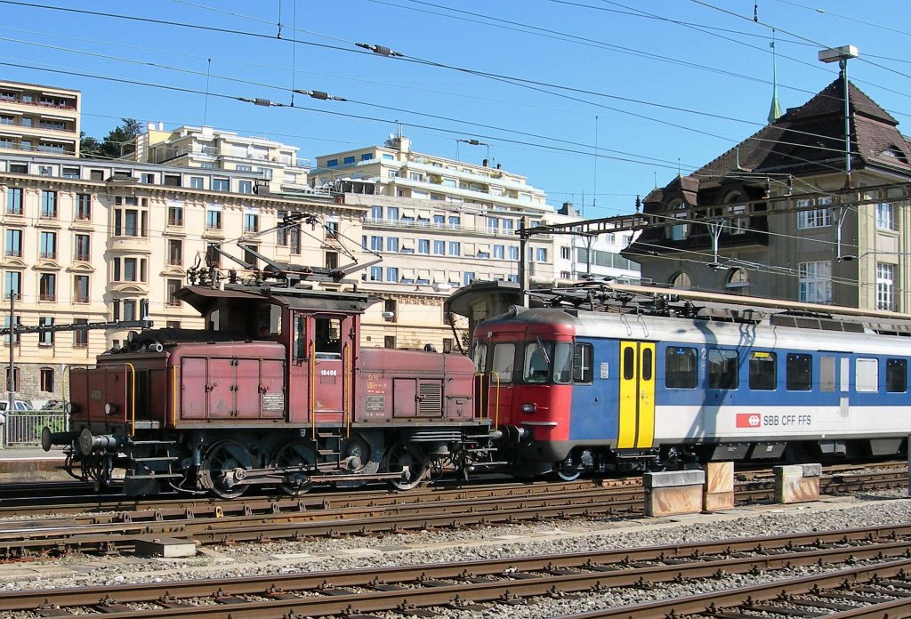 The Ee 3/3 16406 in Lausanne.
29.09.2010