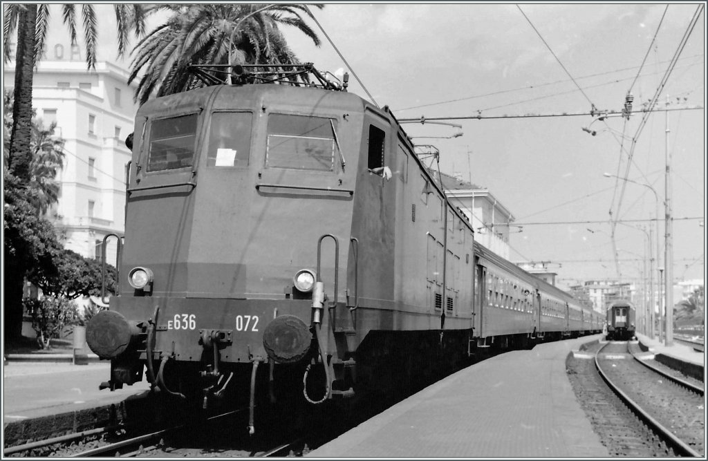 The FS 636 072 in San Remo. 
(Summer 1985/ scanned negative) 