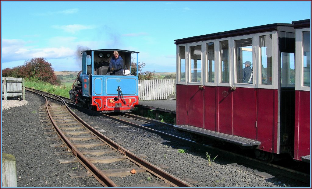 The  Gigant's Causeway & Bushmills Railway  N 3 in Bushmills. 
22.09.2007