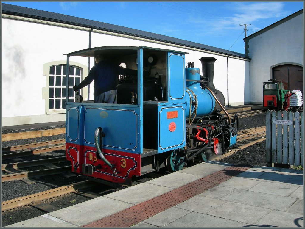 The  Gigant's Causeway & Bushmills Railway  N 3 in Gigant's Causeway Station. 
22.09.2007