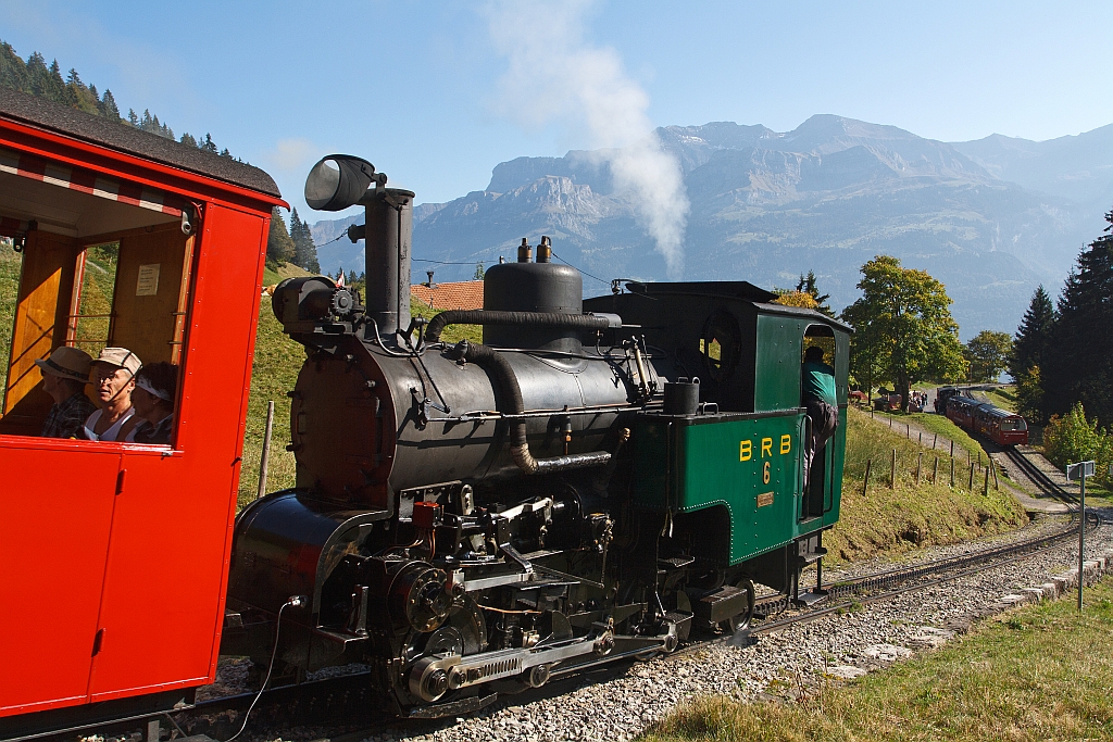 The highlight of the day (01.10.2011), the coal-fired BRB 6, the H 2 / 3 was built in 1933 (second generation).