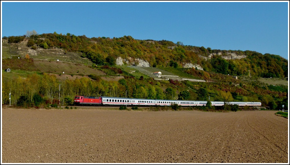 The IC 136 Norddeich Mole - Luxembourg City pictured near Igel on October 16th, 2011.
