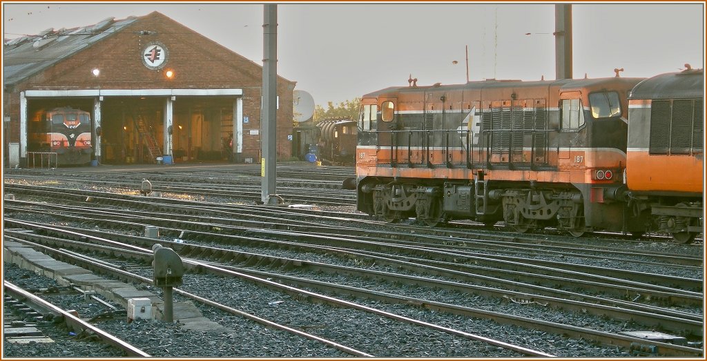 The  IR BB 178 and the CC 073 in Dublin Connolly. 
03.10.2006