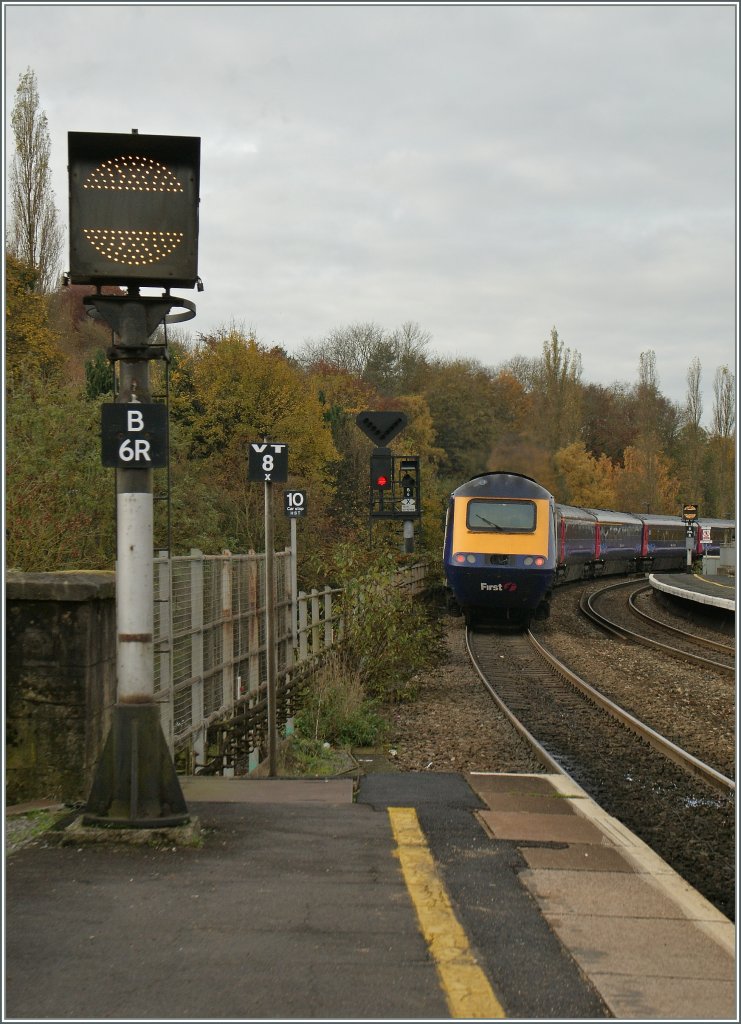 The London - Bristol Service is leaving Bath Spa.
13.11.2012