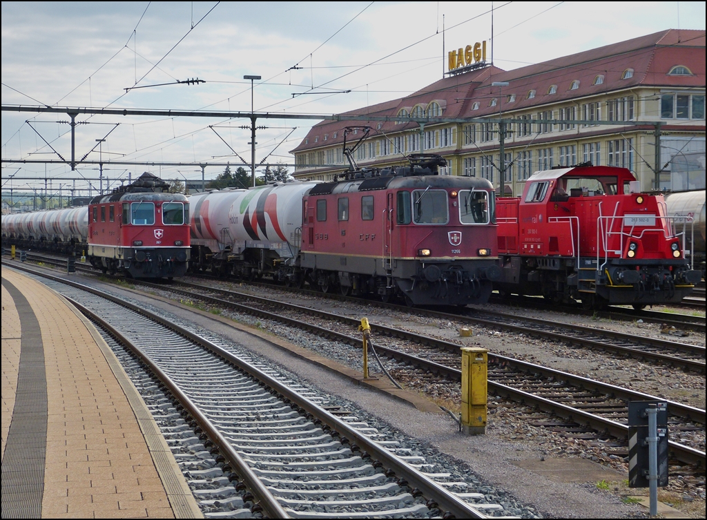 The main station of Singen (Hohenwiel) in the morning of September 15th, 2012.