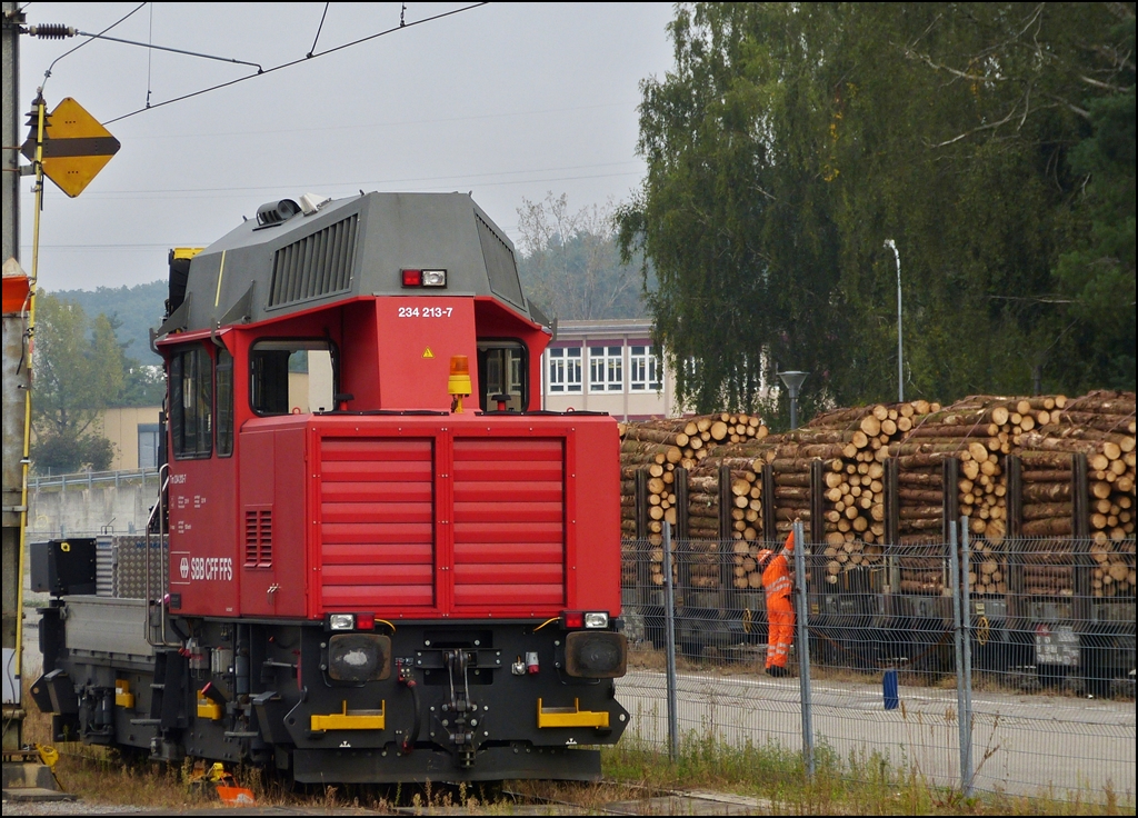 The maintenance engine Tm 234 213-7 pictured in Blach on September 14th, 2012.
