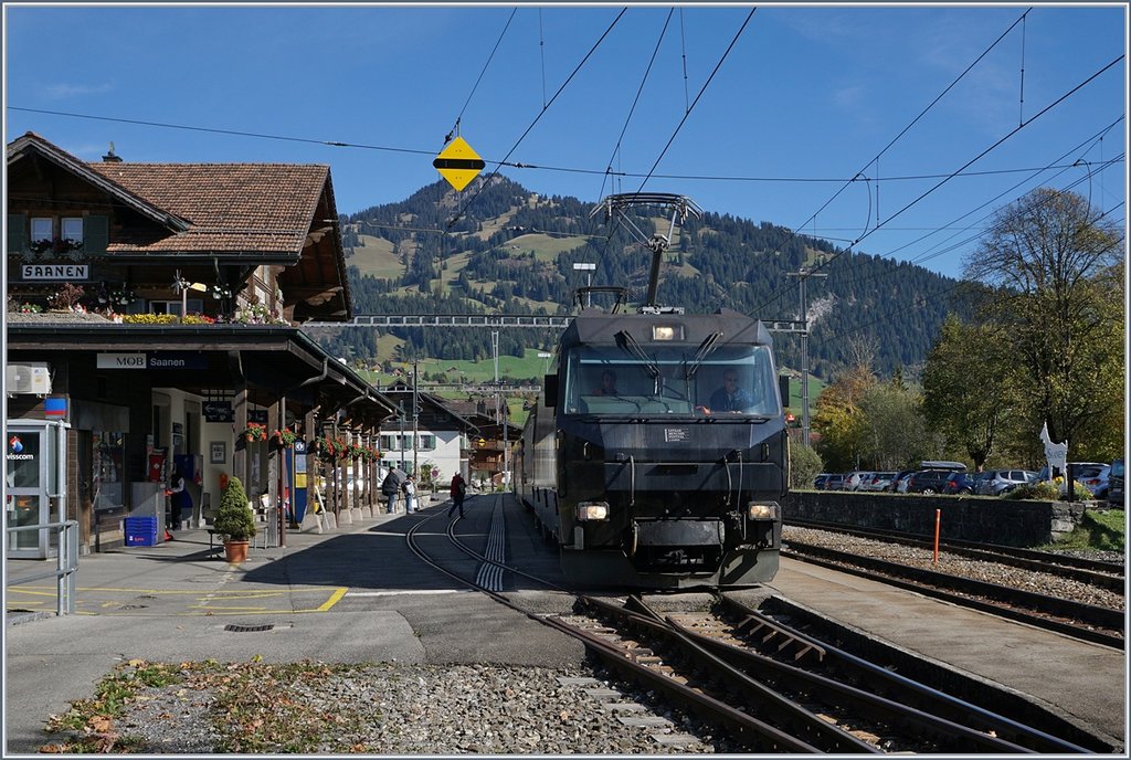 The MOB Ge 4/4 8003 in Saanen.
10.10.2017