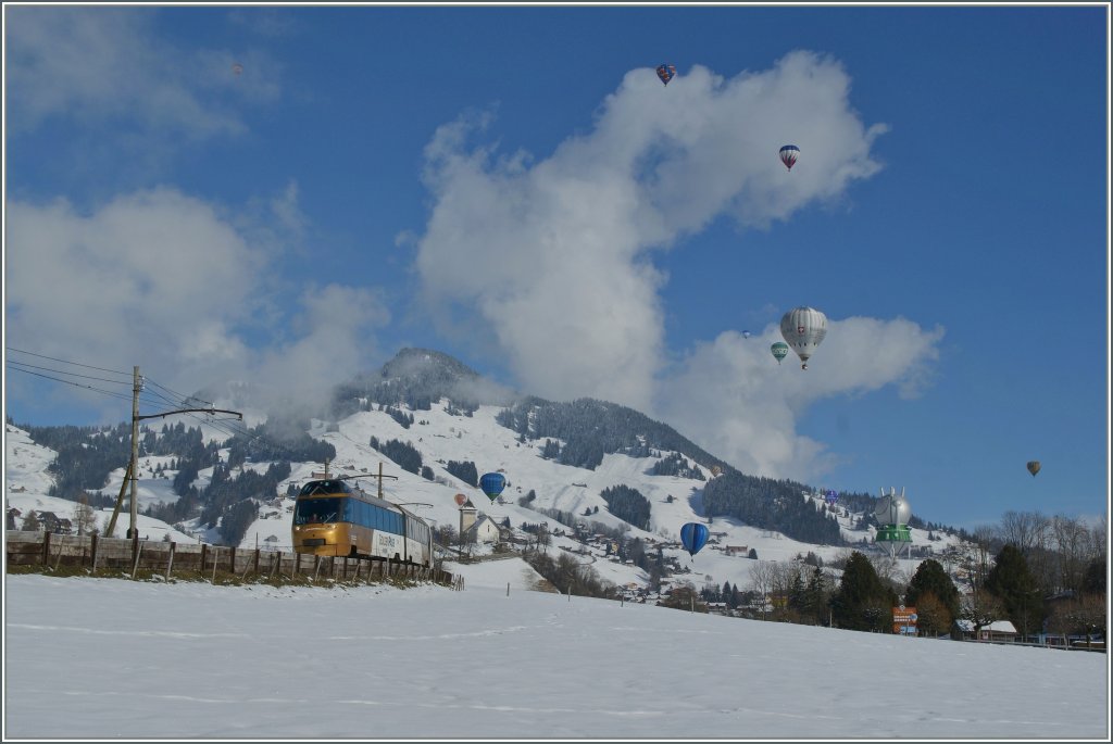 The MOB Panoramic Express by Chteau d'Oex. 28.01.2013