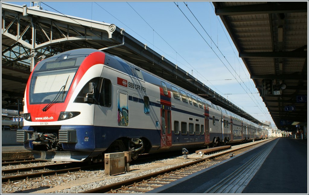 The new 511 001 in Lausanne. 
26.05.2011