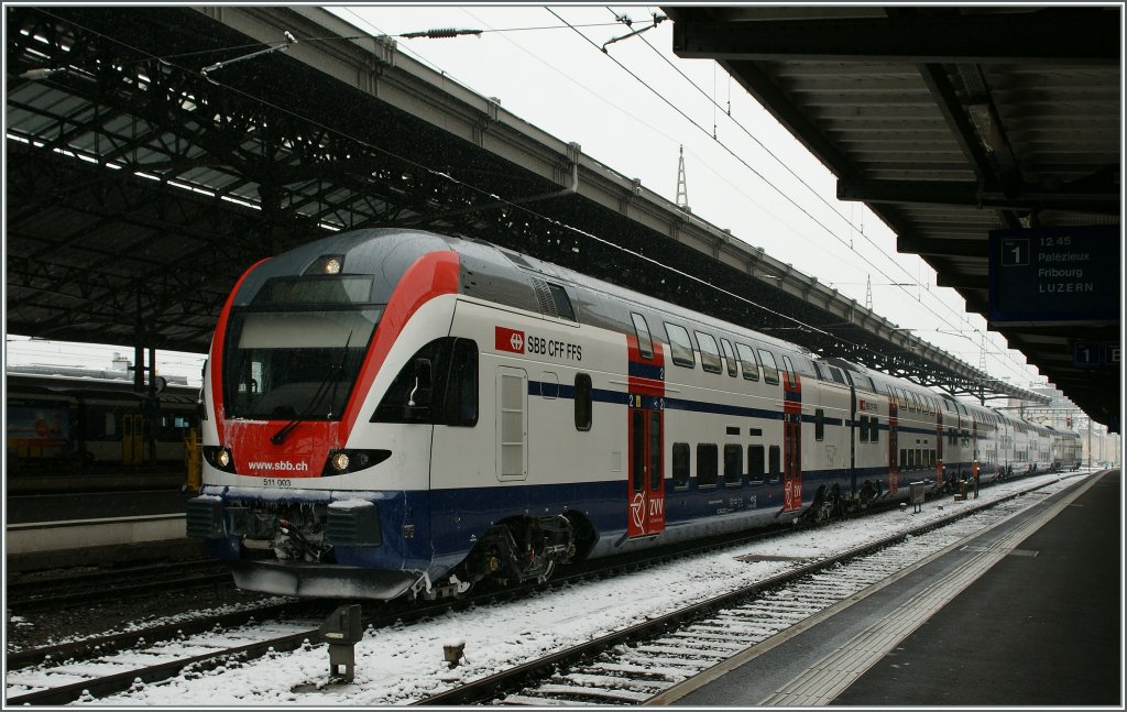 The new 511 003 in Lausanne. 
31.01.2012