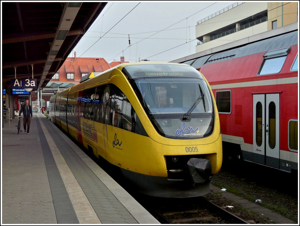 The OLA N 0005 is waiting for passengers in Stralsund on September 26th, 2011.