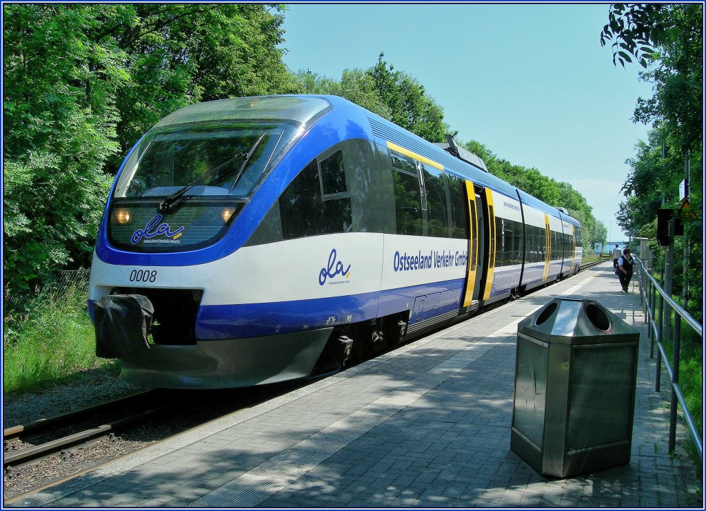 The OLA VT 0008 on the Lauterbach Mole Station. 
08.06.2007