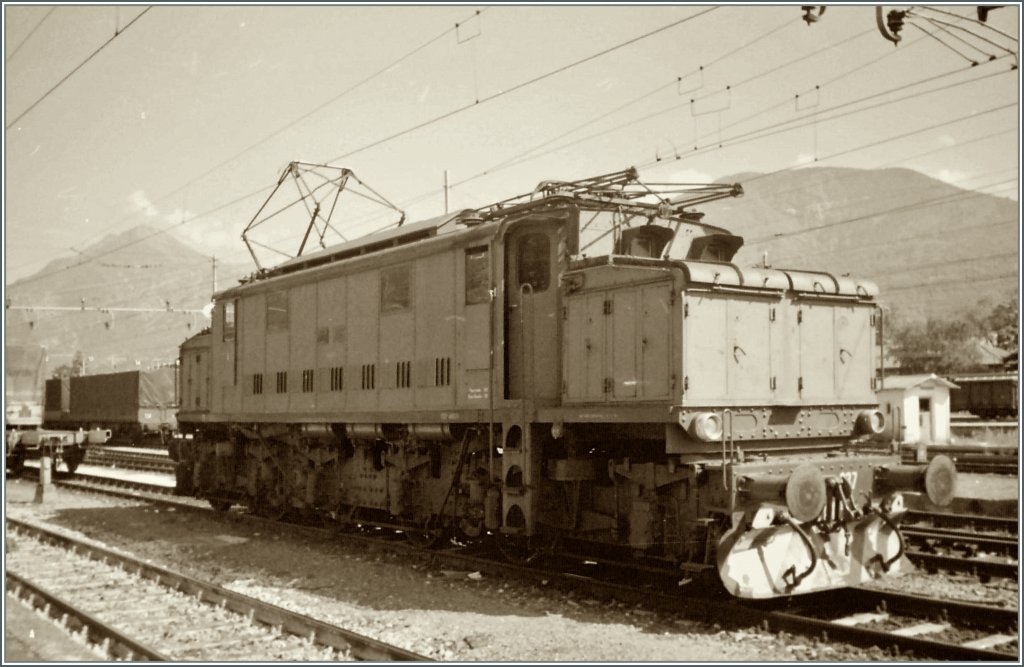 The old FS 626 in Domodossola. 
spring 1993/scanned negative