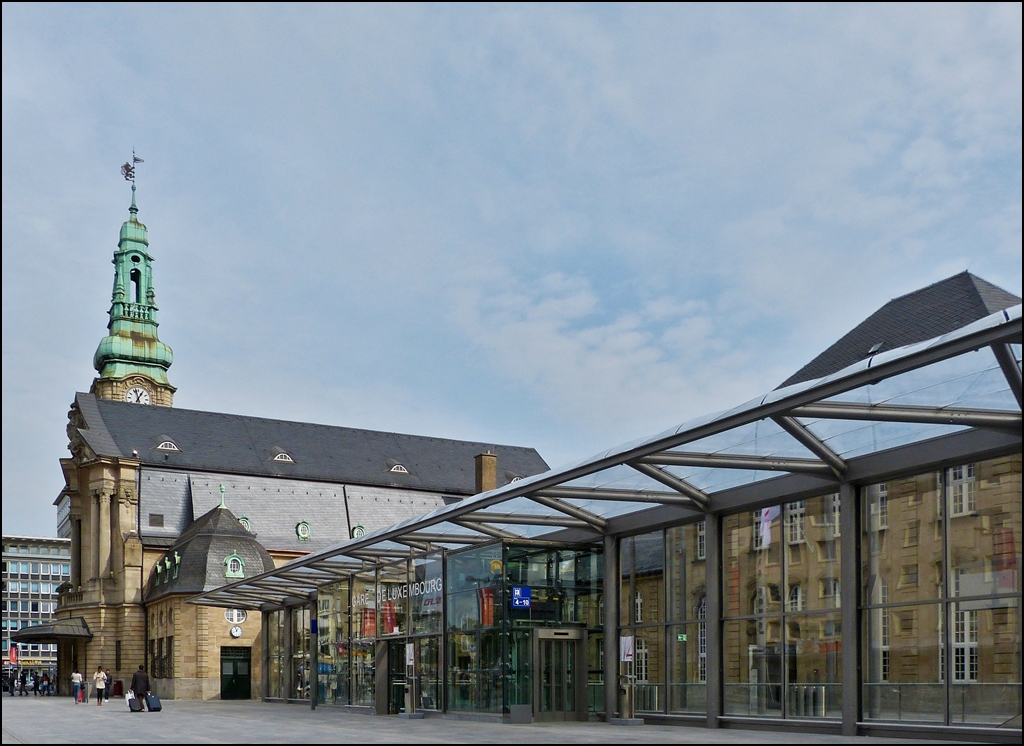 The renovated station of Luxembourg City pictured on September 23rd, 2012.
