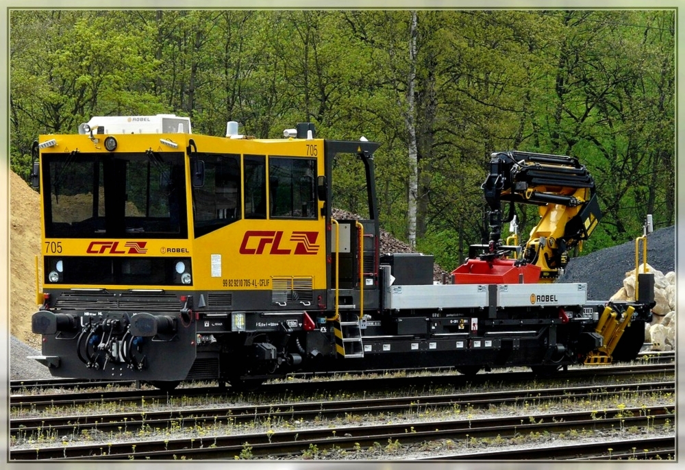 The ROBEL engine N 705 pictured in Ettelbrck on April 17th, 2011.