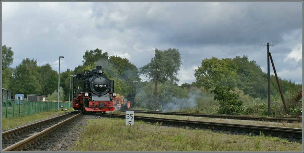 The RBB 99 1784-0 in Putbus. 
18.09.2010