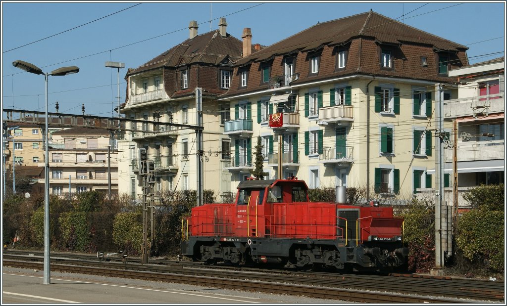 The SBB Am 841 002-9 in Renens (VD)
02.03.2012