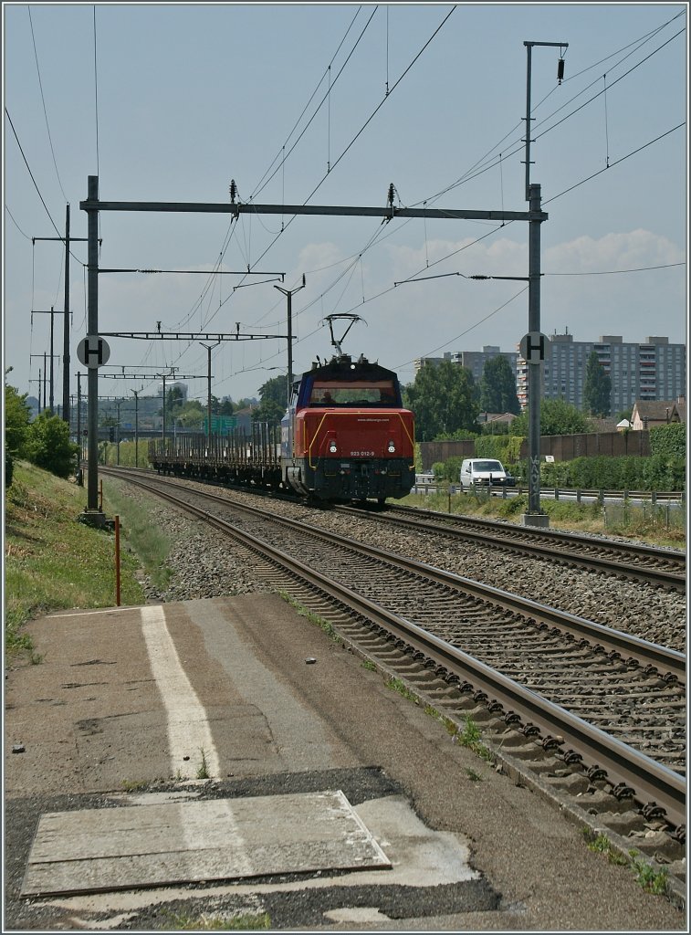 The SBB Cargo Eem 923 012-9 by Lonay-Preveranges. 
15.07.2013