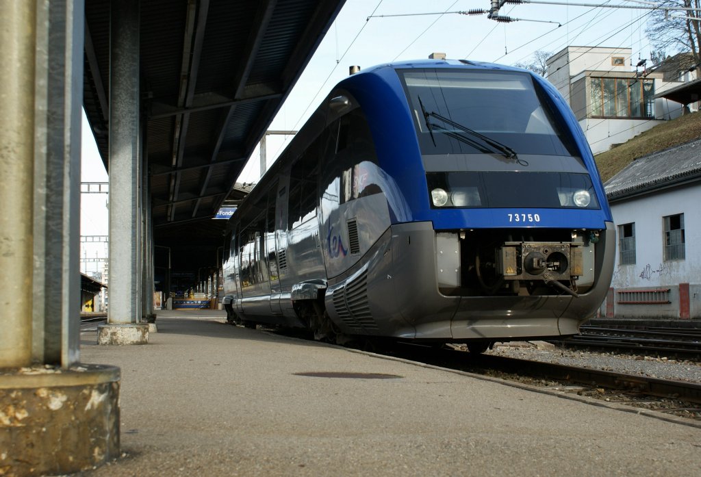 The SNCF 73750 in La Chaux-de-Fonds.
28.11.2009