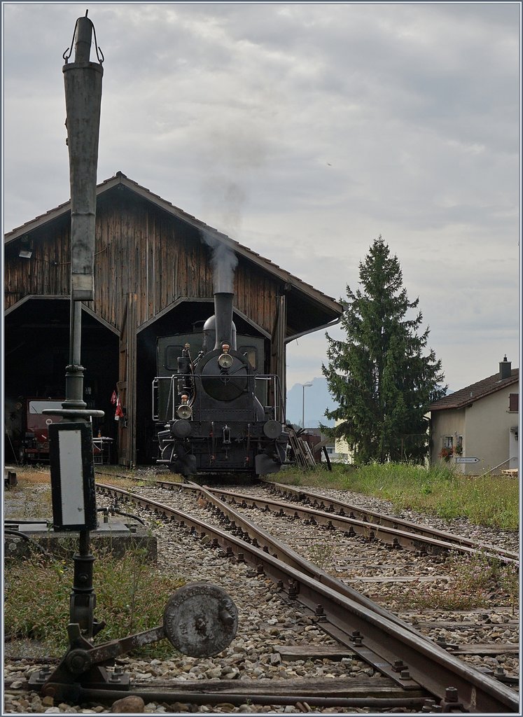 The ST E 3/3 N° 5 in Triengen.
27.08.2017