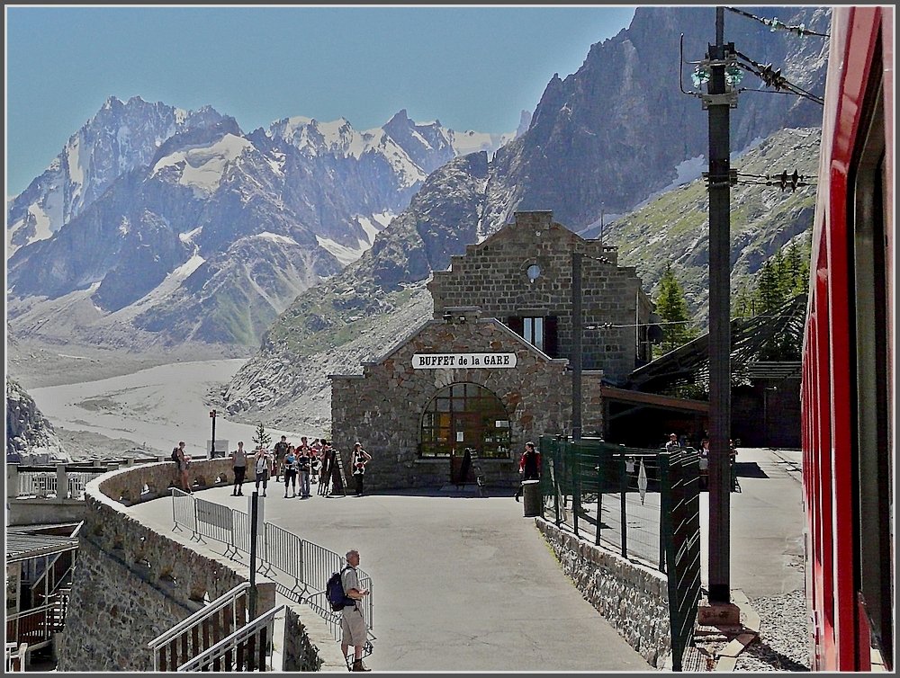 The station of Montenvers Mer de Glace taken on August 3rd, 2008.